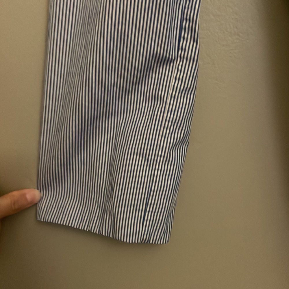 Theory Blue Striped Tunic Top - Picture 2 of 7
